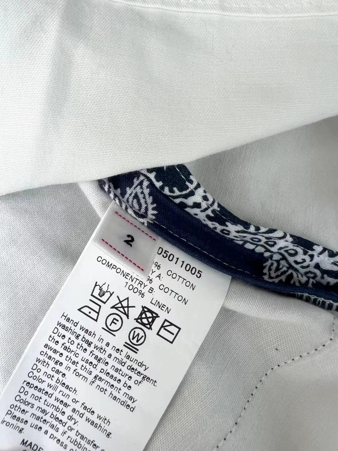 Visvim Visvim Cashew flower white shirt Size US S / EU 44-46 / 1 - 4 Thumbnail
