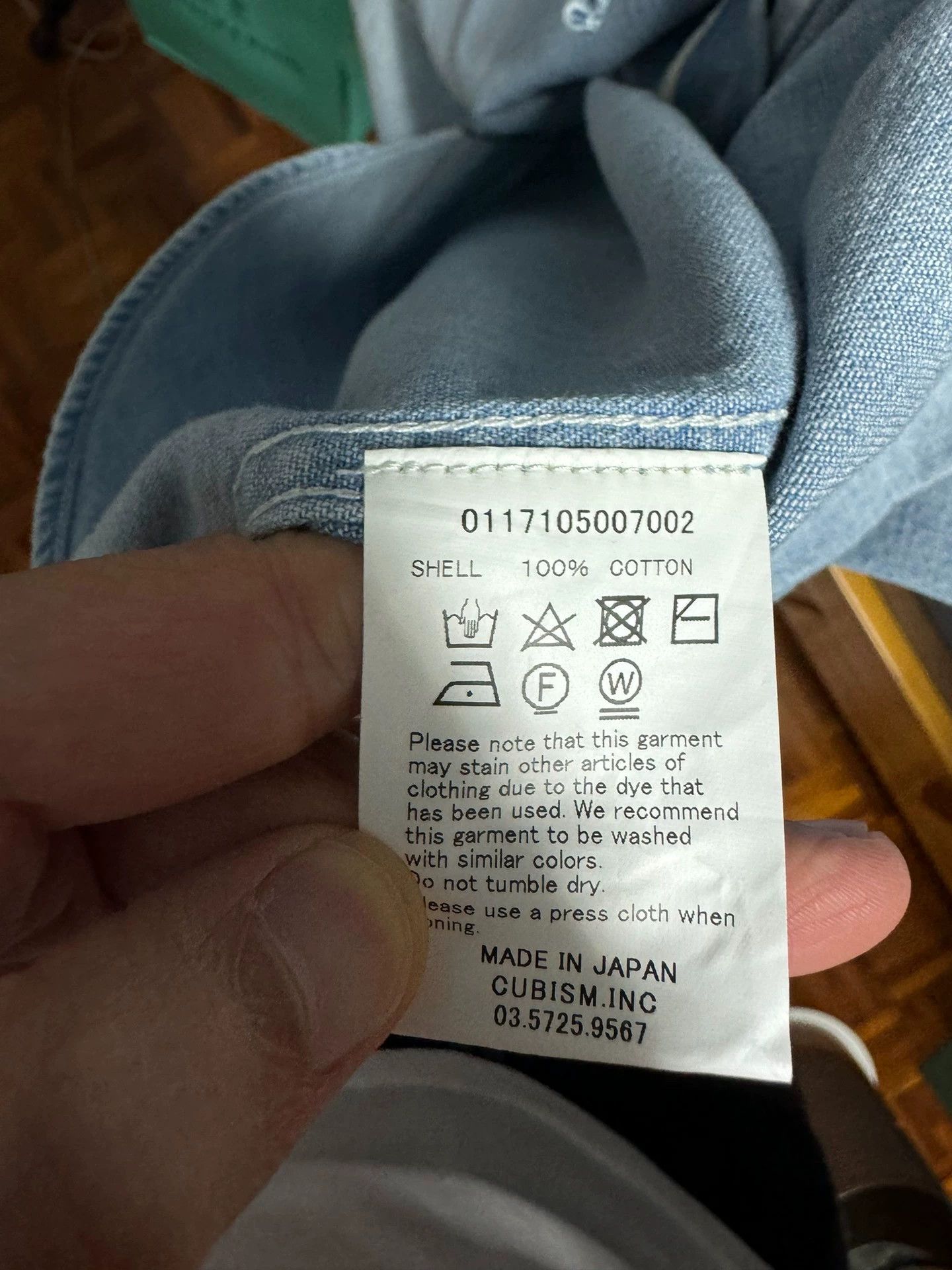 Visvim Visvim Wash jeans shirt Size US M / EU 48-50 / 2 - 3 Thumbnail