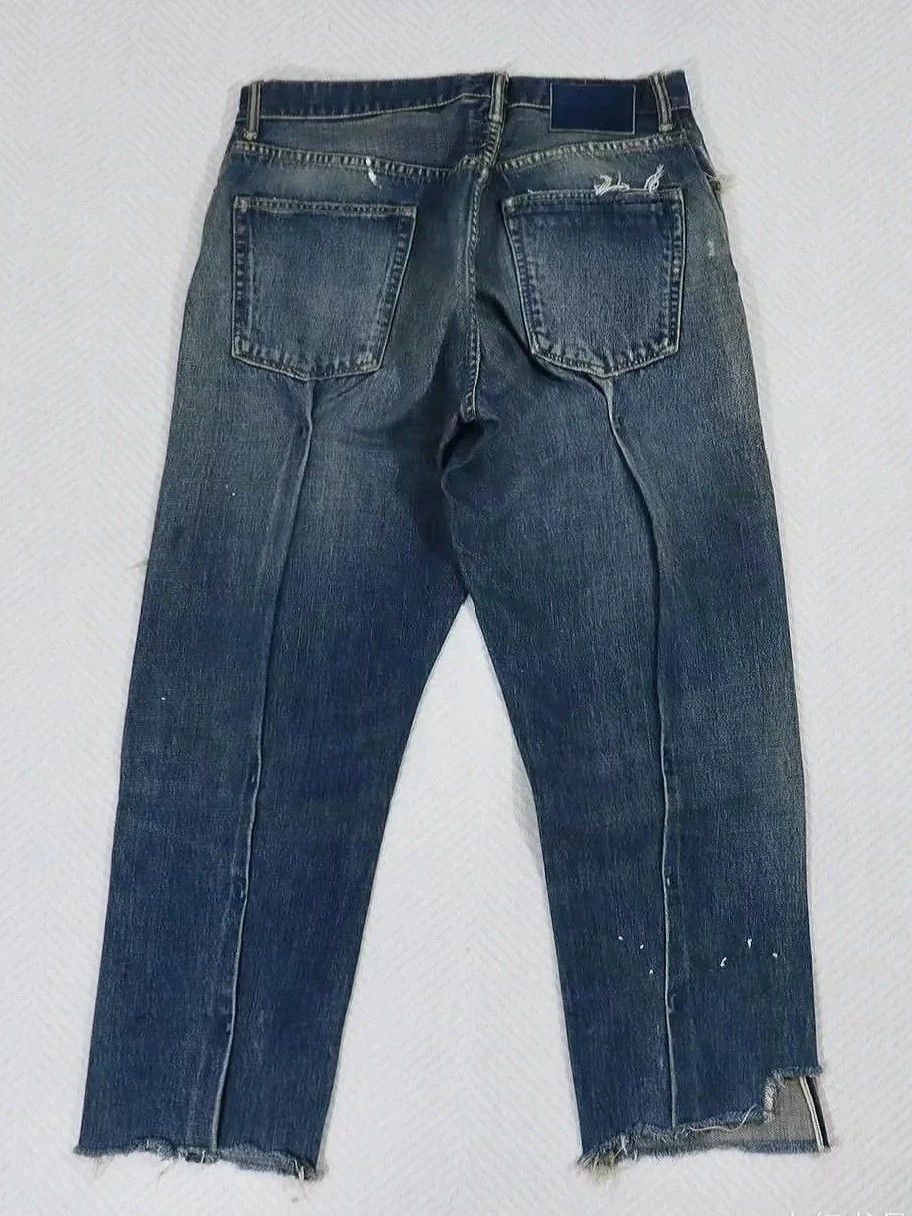 Visvim Visvim Make old holes in African antique denim trousers Size US 30 / EU 46 - 2 Thumbnail