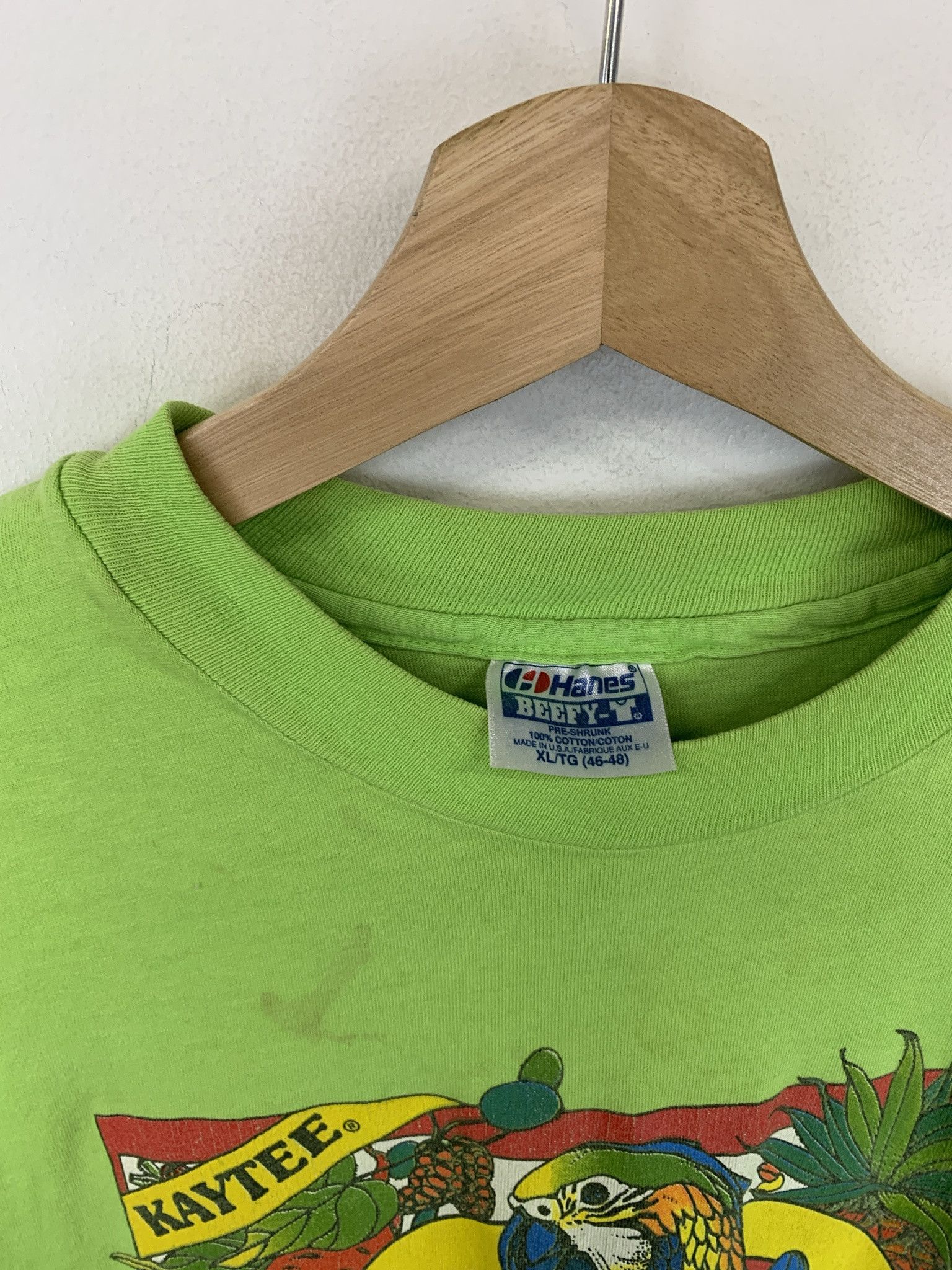 Vintage Vintage 1980s Fiesta Bird Food Parrot Singlestitch Tee Size XL Size US XL / EU 56 / 4 - 2 Thumbnail