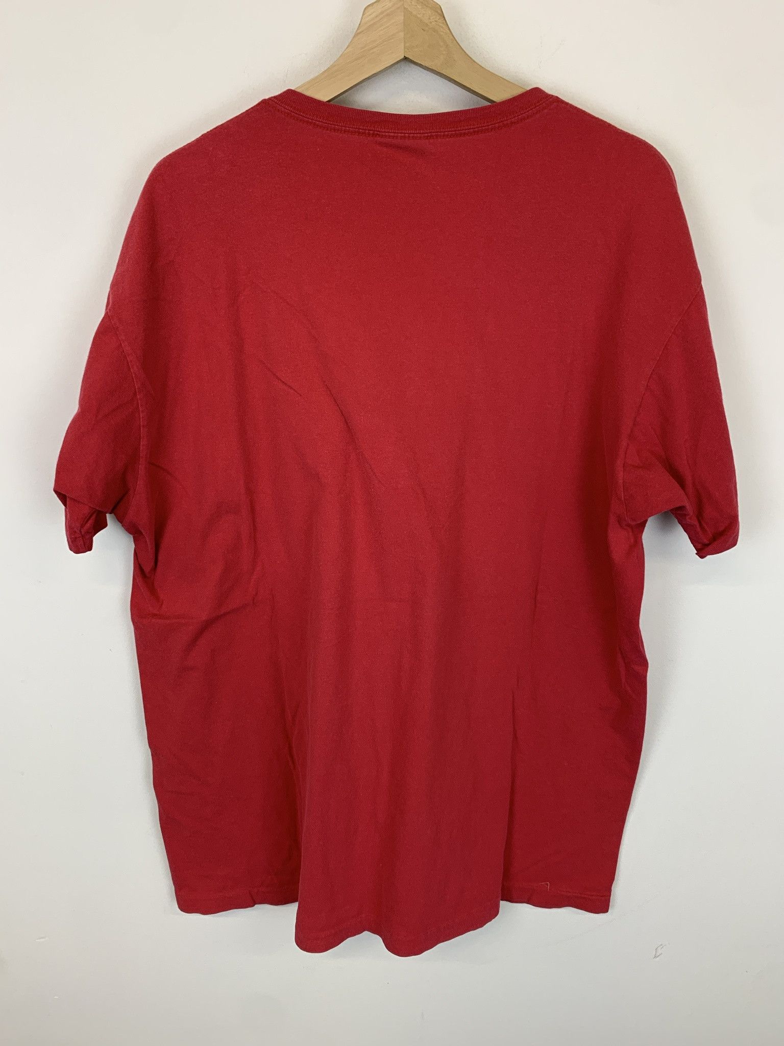 Polo Ralph Lauren Vintage 1990s Single Stitch Polo Ralph Lauren Pocket Horse Red Tee Size L Size US L / EU 52-54 / 3 - 3 Thumbnail