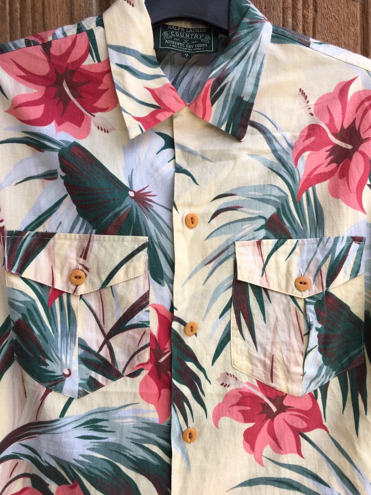 Polo Ralph Lauren POLO RALPH LAUREN Hawaiian Shirt Button Up Flowers Design Size US M / EU 48-50 / 2 - 5 Thumbnail