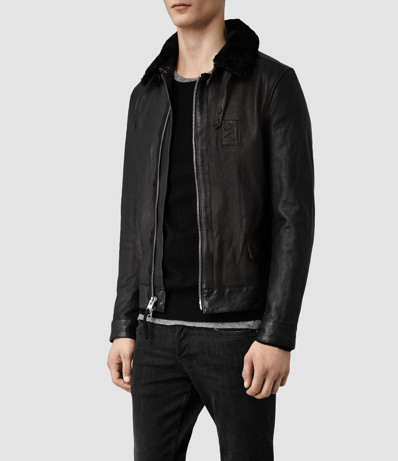Allsaints Allsaints “Lawson” Leather Jacket | Grailed