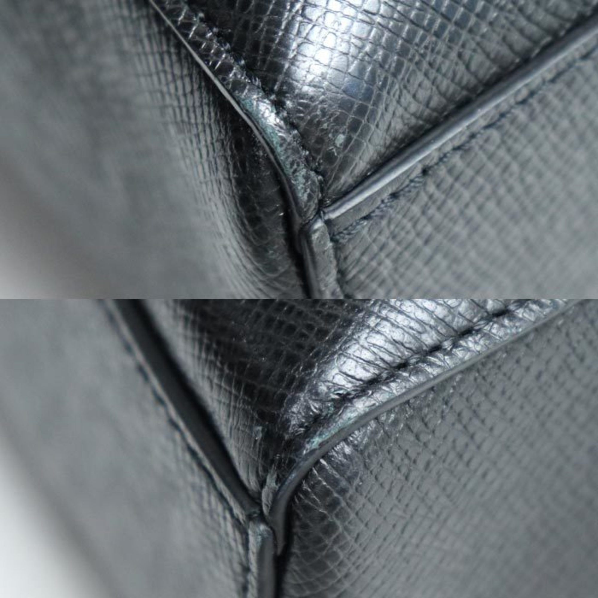 Louis Vuitton Louis Vuitton Vertical Tote 2-Way Shoulder Bag Taiga Black M30811 IC Chip Men's Size ONE SIZE - 8 Thumbnail