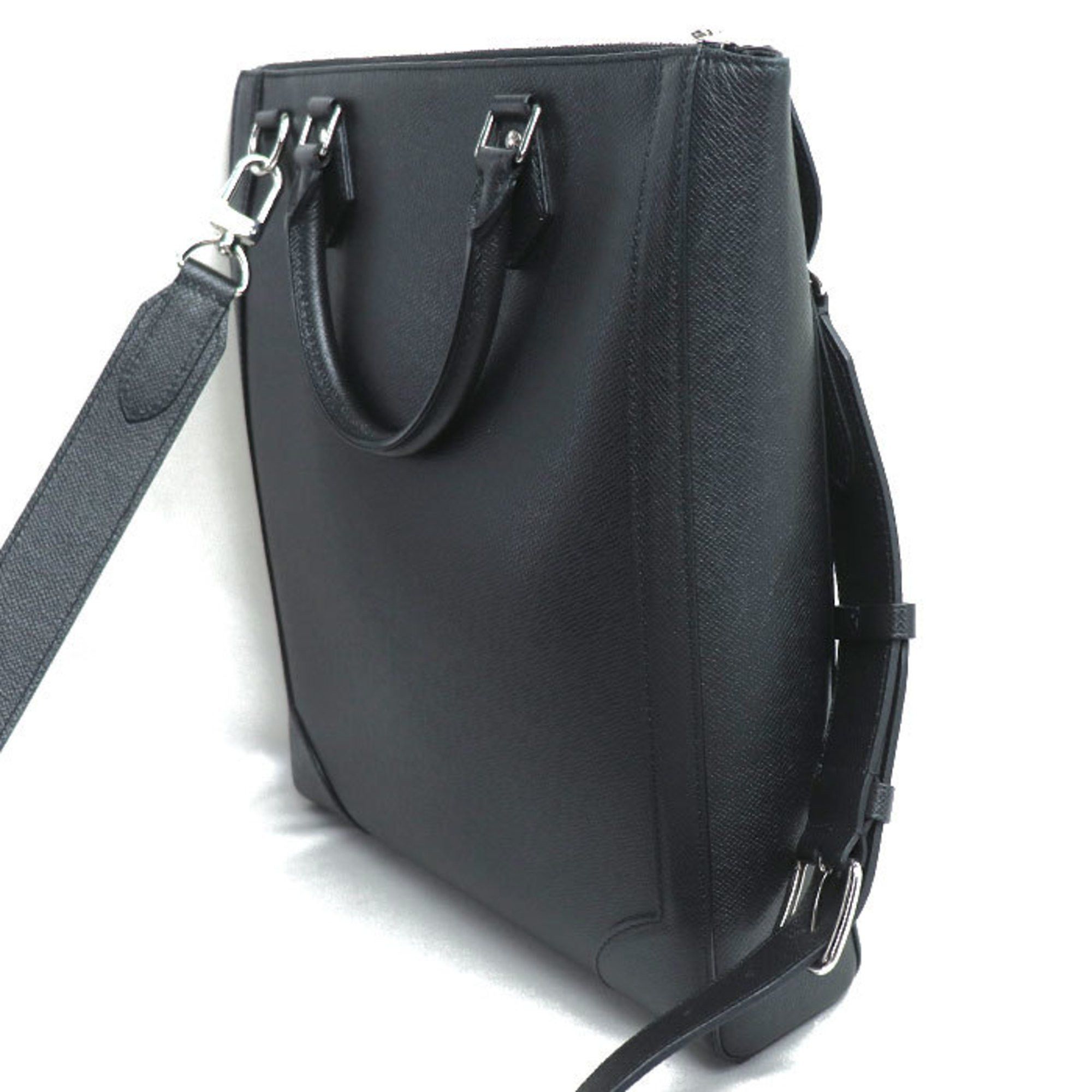Louis Vuitton Louis Vuitton Vertical Tote 2-Way Shoulder Bag Taiga Black M30811 IC Chip Men's Size ONE SIZE - 2 Thumbnail