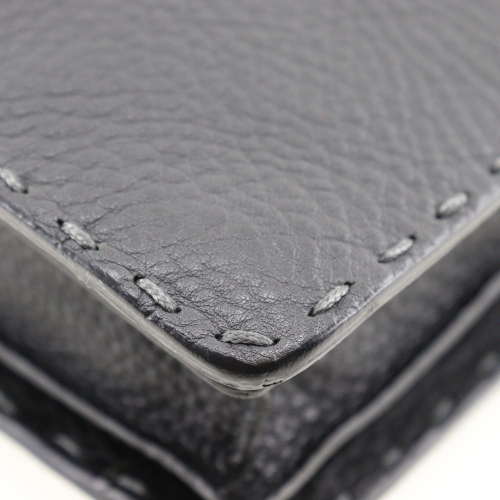 Fendi Selleria Grey Leather Clutch Bag (Pre-Owned) Size ONE SIZE - 7 Thumbnail