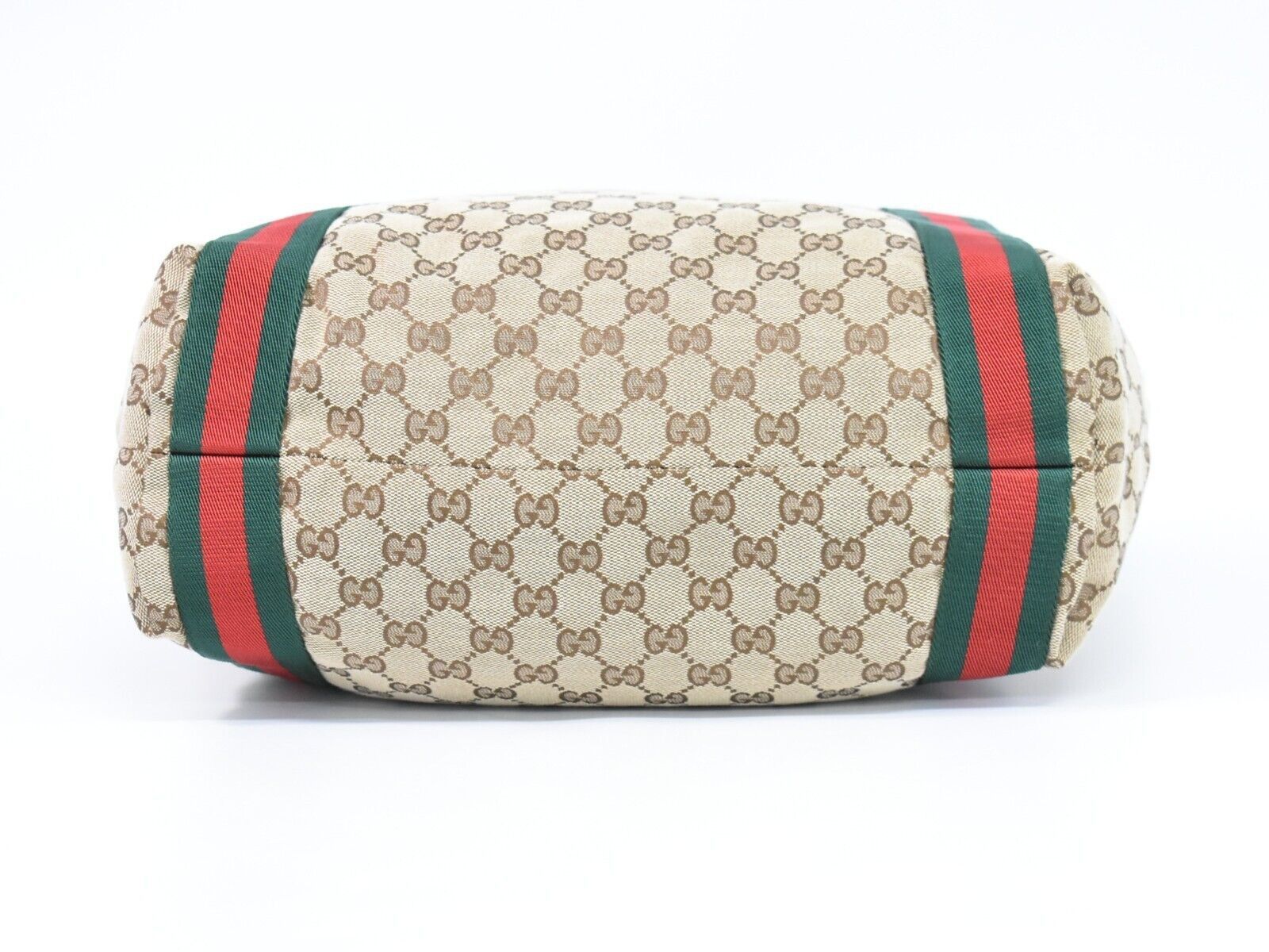Gucci Sherry Beige Canvas Tote Bag (Pre-Owned) Size ONE SIZE - 3 Thumbnail
