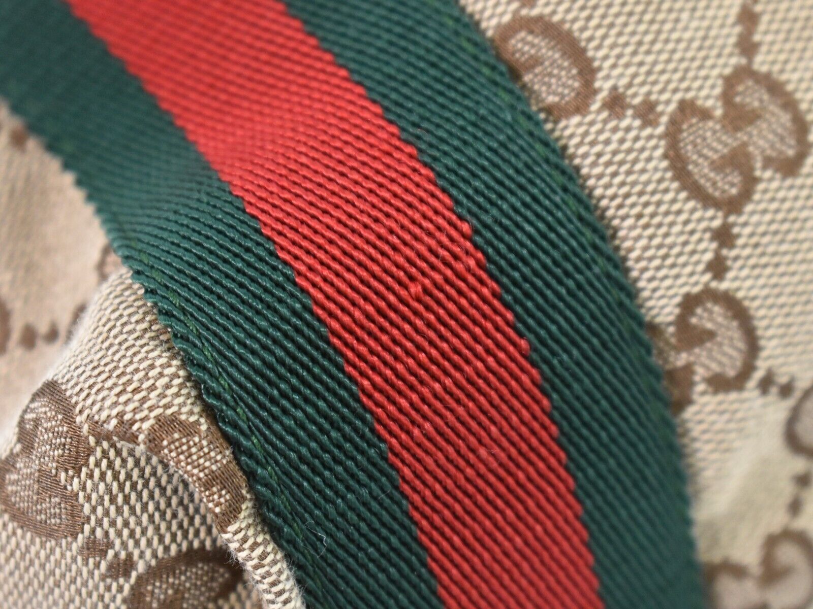 Gucci Sherry Beige Canvas Tote Bag (Pre-Owned) Size ONE SIZE - 8 Thumbnail