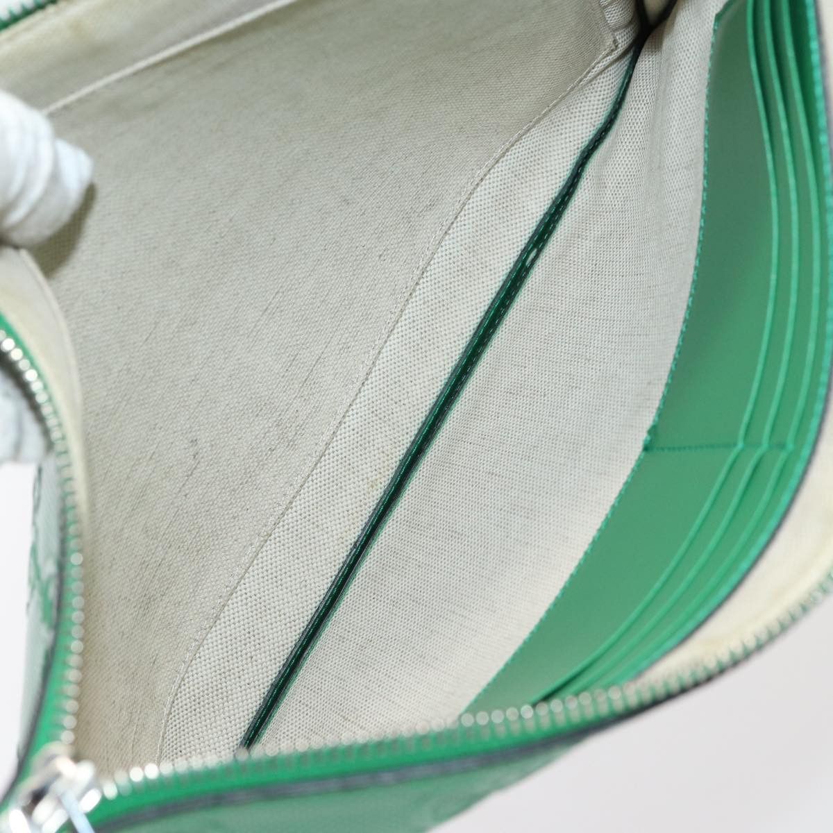 Gucci Gg Embossé Green Leather Clutch Bag (Pre-Owned) Size ONE SIZE - 5 Thumbnail