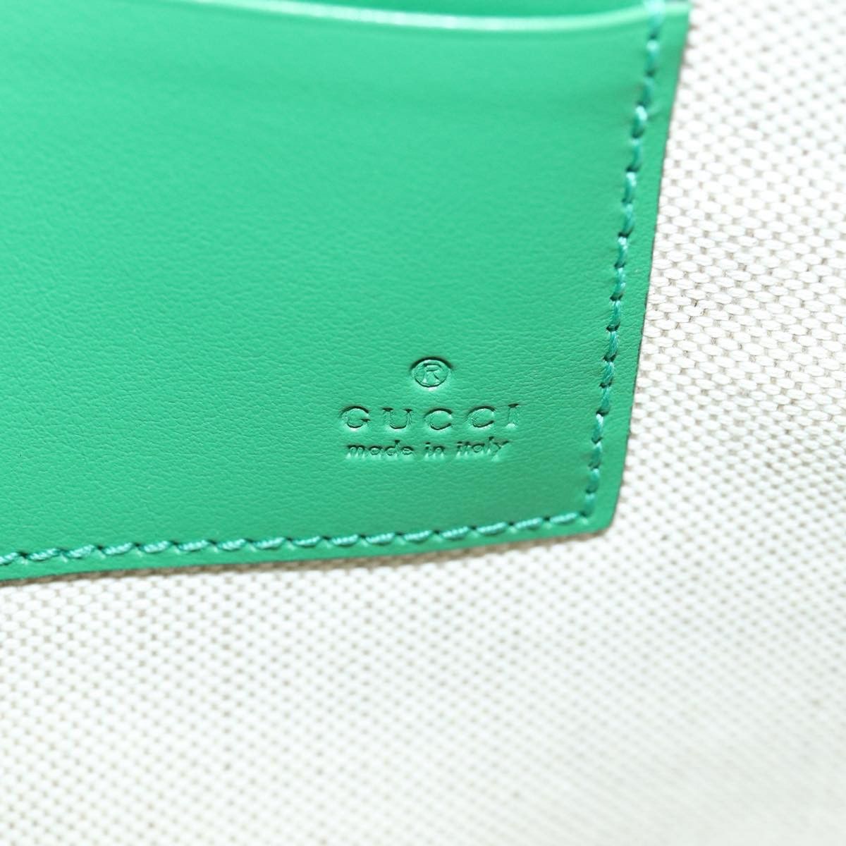 Gucci Gg Embossé Green Leather Clutch Bag (Pre-Owned) Size ONE SIZE - 12 Thumbnail