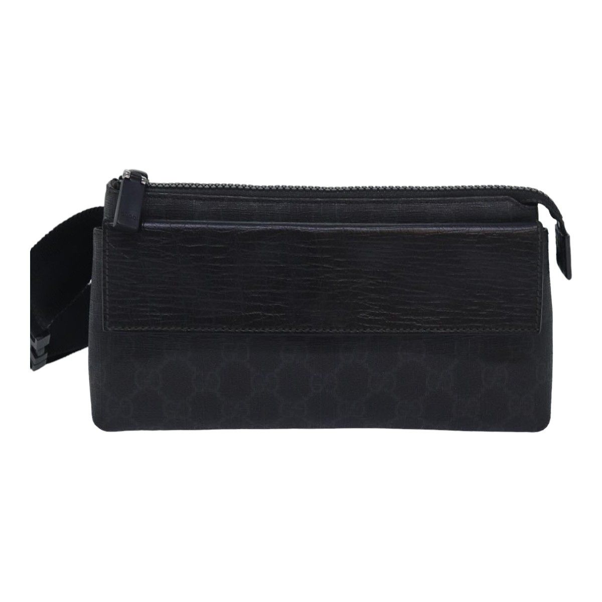 Gucci Gg Supreme Black Canvas Shoulder Bag (Pre-Owned) Size ONE SIZE - 13 Thumbnail