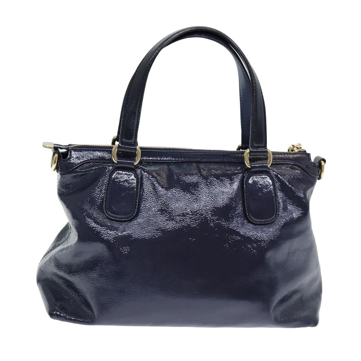 Gucci Soho Navy Leather Tote Bag (Pre-Owned) Size ONE SIZE - 2 Thumbnail