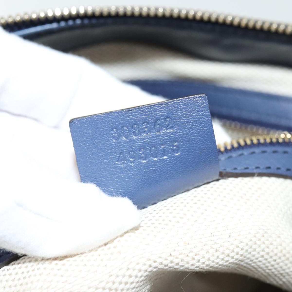 Gucci Soho Navy Leather Tote Bag (Pre-Owned) Size ONE SIZE - 6 Thumbnail