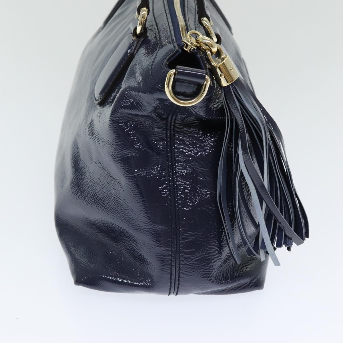 Gucci Soho Navy Leather Tote Bag (Pre-Owned) Size ONE SIZE - 12 Thumbnail