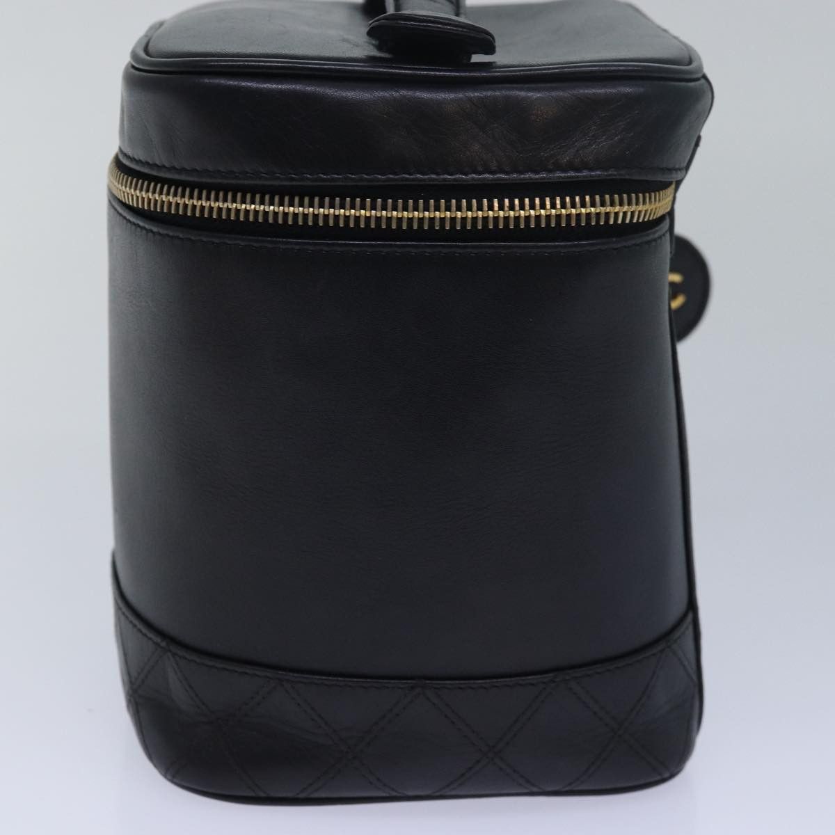 Chanel Vanity Black Leather Clutch Bag (Pre-Owned) Size ONE SIZE - 12 Thumbnail
