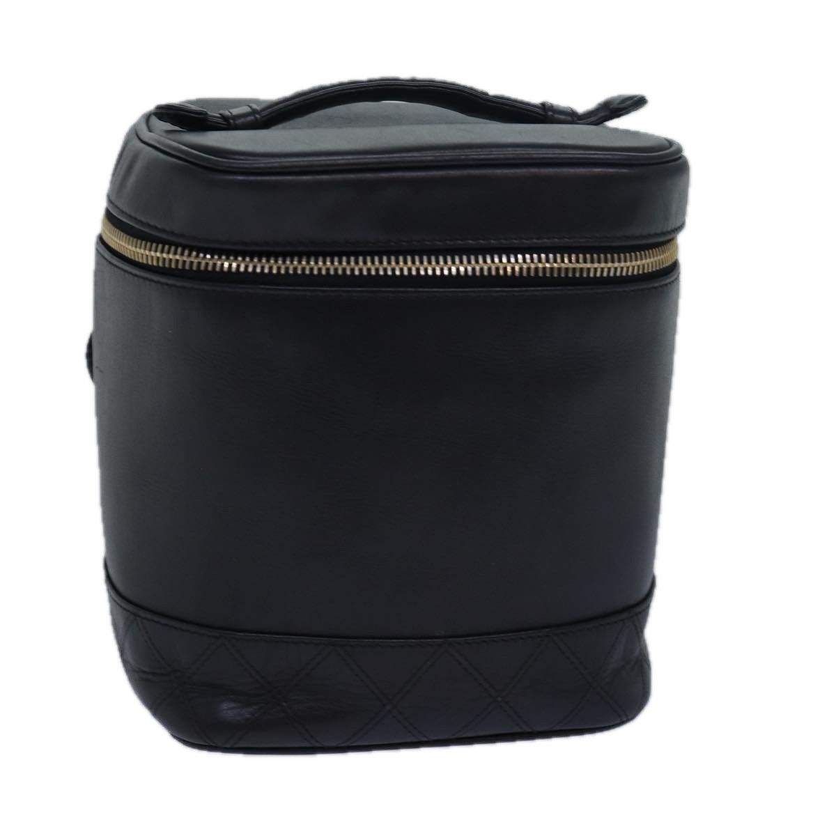 Chanel Vanity Black Leather Clutch Bag (Pre-Owned) Size ONE SIZE - 11 Thumbnail