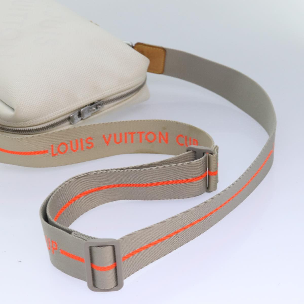 Louis Vuitton Weathery White Canvas Shoulder Bag (Pre-Owned) Size ONE SIZE - 4 Thumbnail