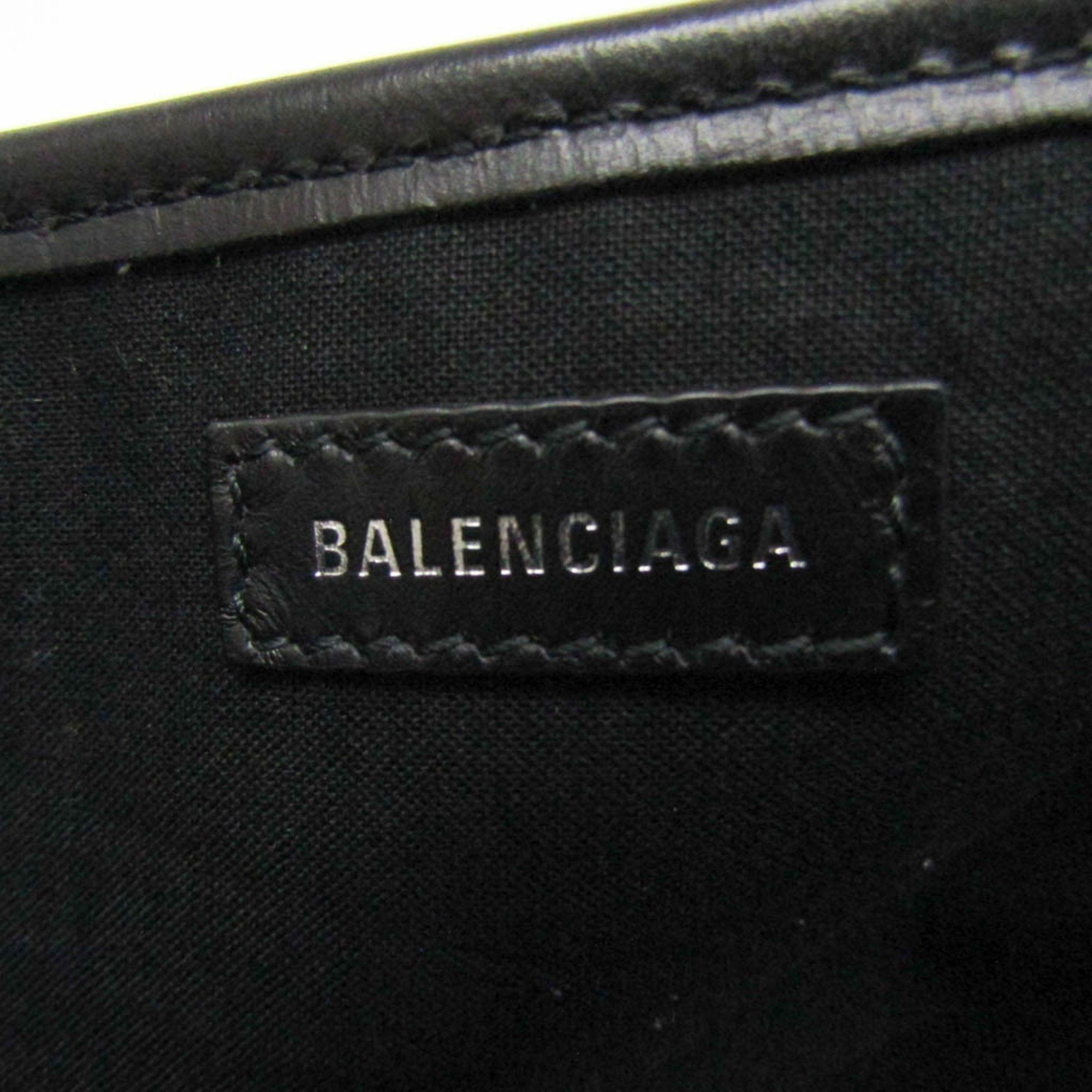 Balenciaga Navy Cabas White Canvas Handbag (Pre-Owned) Size ONE SIZE - 6 Thumbnail