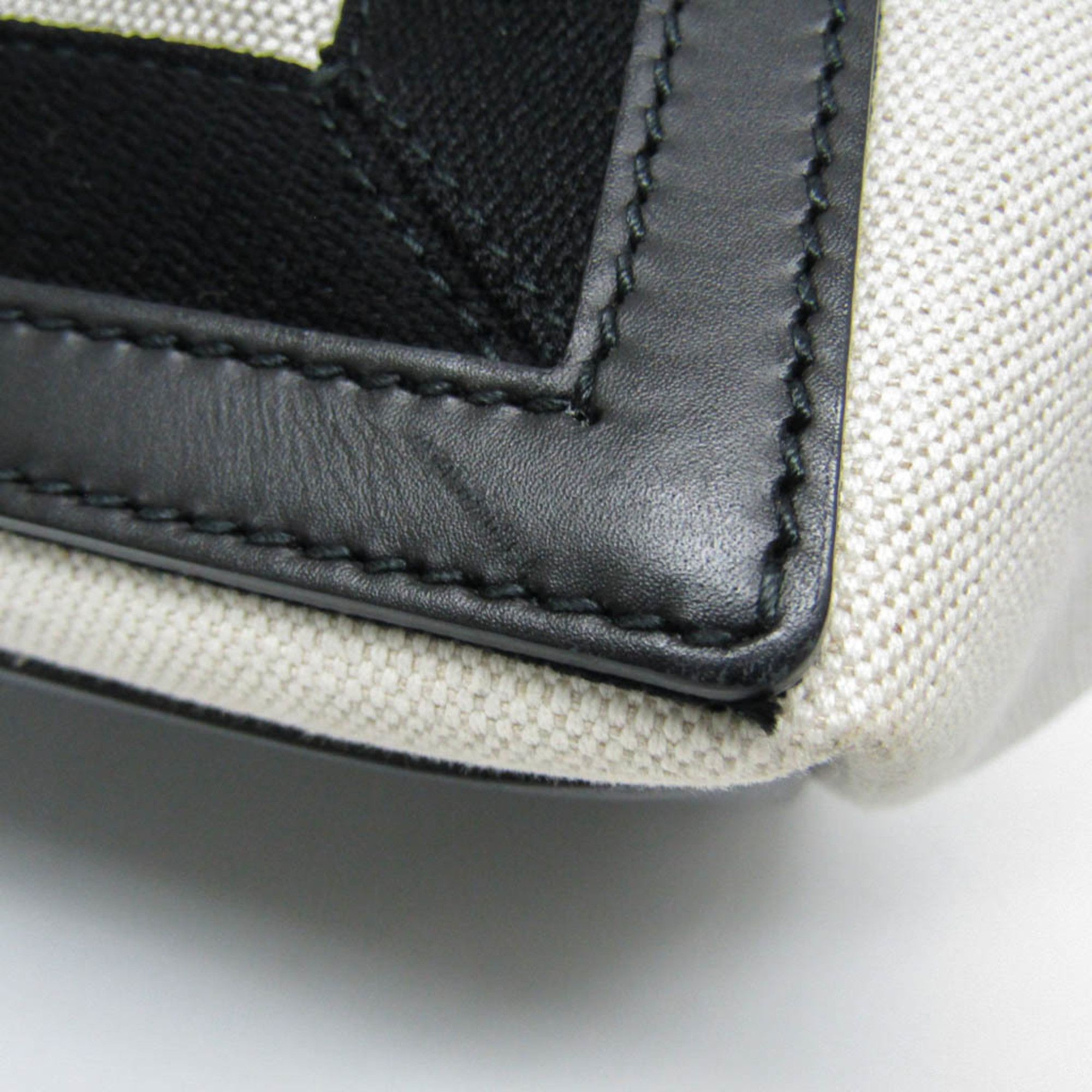 Balenciaga Navy Cabas White Canvas Handbag (Pre-Owned) Size ONE SIZE - 9 Thumbnail