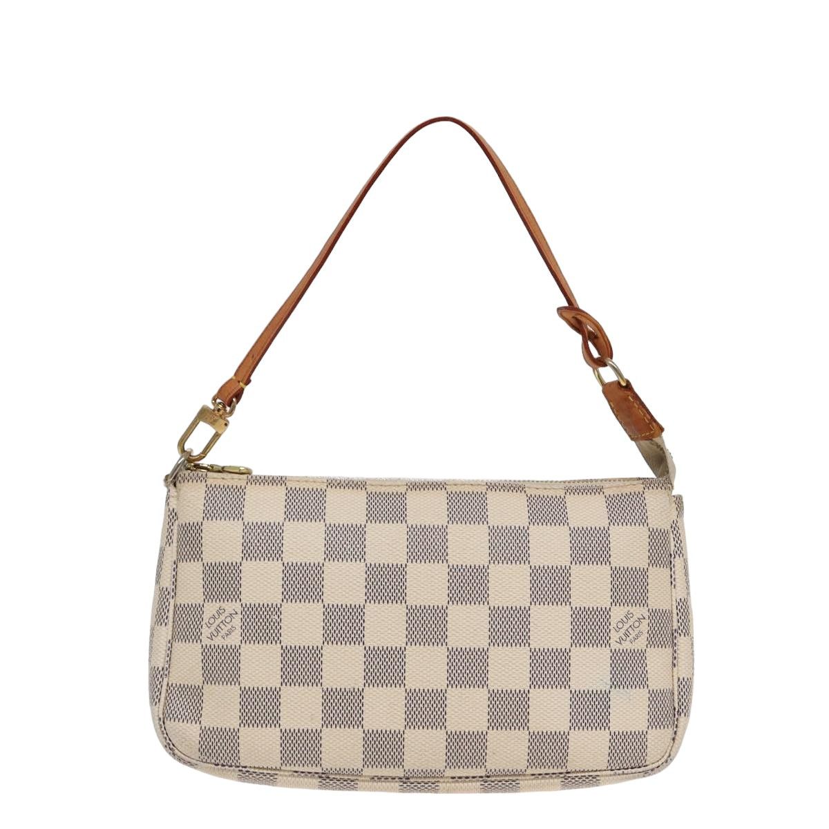 Louis Vuitton Pochette Accessoires White Canvas Clutch Bag (Pre-Owned) Size ONE SIZE - 2 Thumbnail