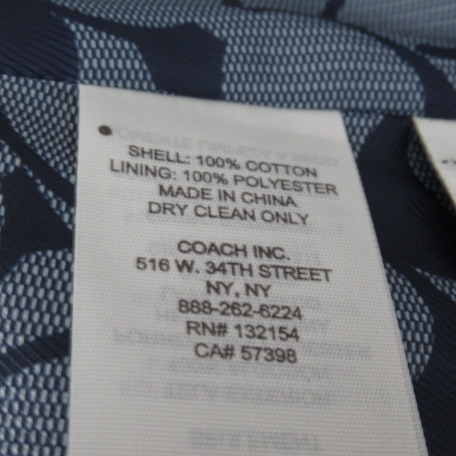Coach Coach Convertible Collar Coat Cotton Beige Size ONE SIZE - 6 Thumbnail