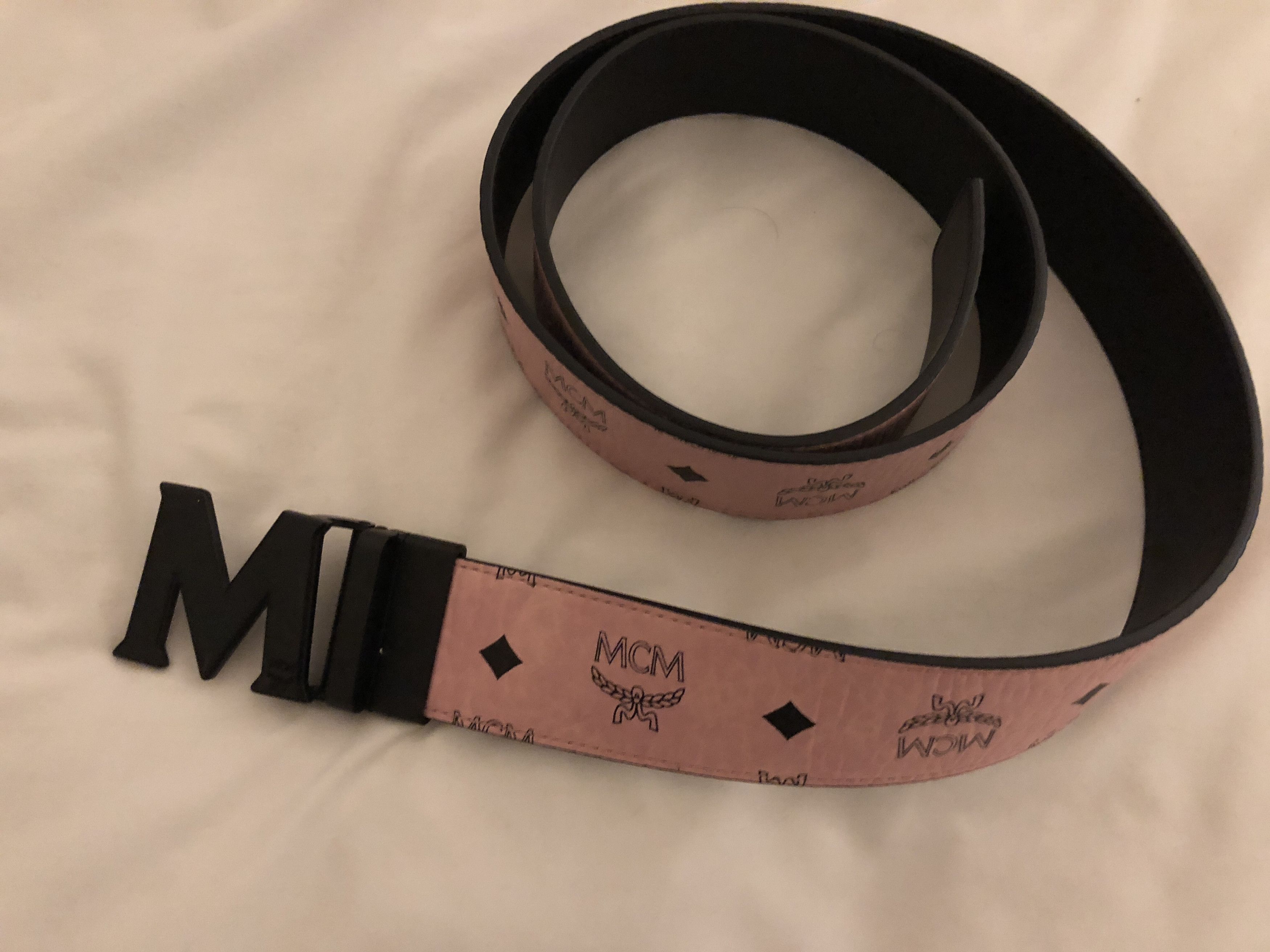 MCM MCM Claus M Reversible Belt Visetos 1.75W 51In/130Cm  display picture 3