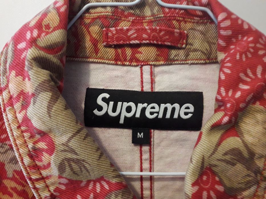 Supreme washed work trench coat clearance floral