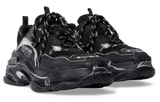 Balenciaga Triple S Sketch Sneaker Size US 12 / EU 45 - 3 Thumbnail