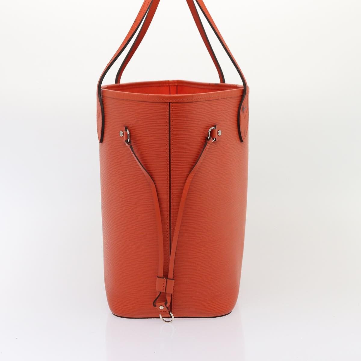 Louis Vuitton Neverfull Orange Leather Tote Bag (Pre-Owned) Size ONE SIZE - 10 Thumbnail