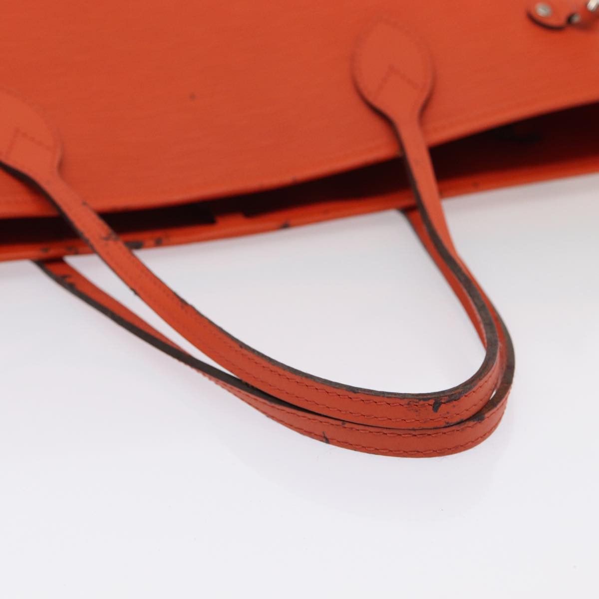 Louis Vuitton Neverfull Orange Leather Tote Bag (Pre-Owned) Size ONE SIZE - 12 Thumbnail