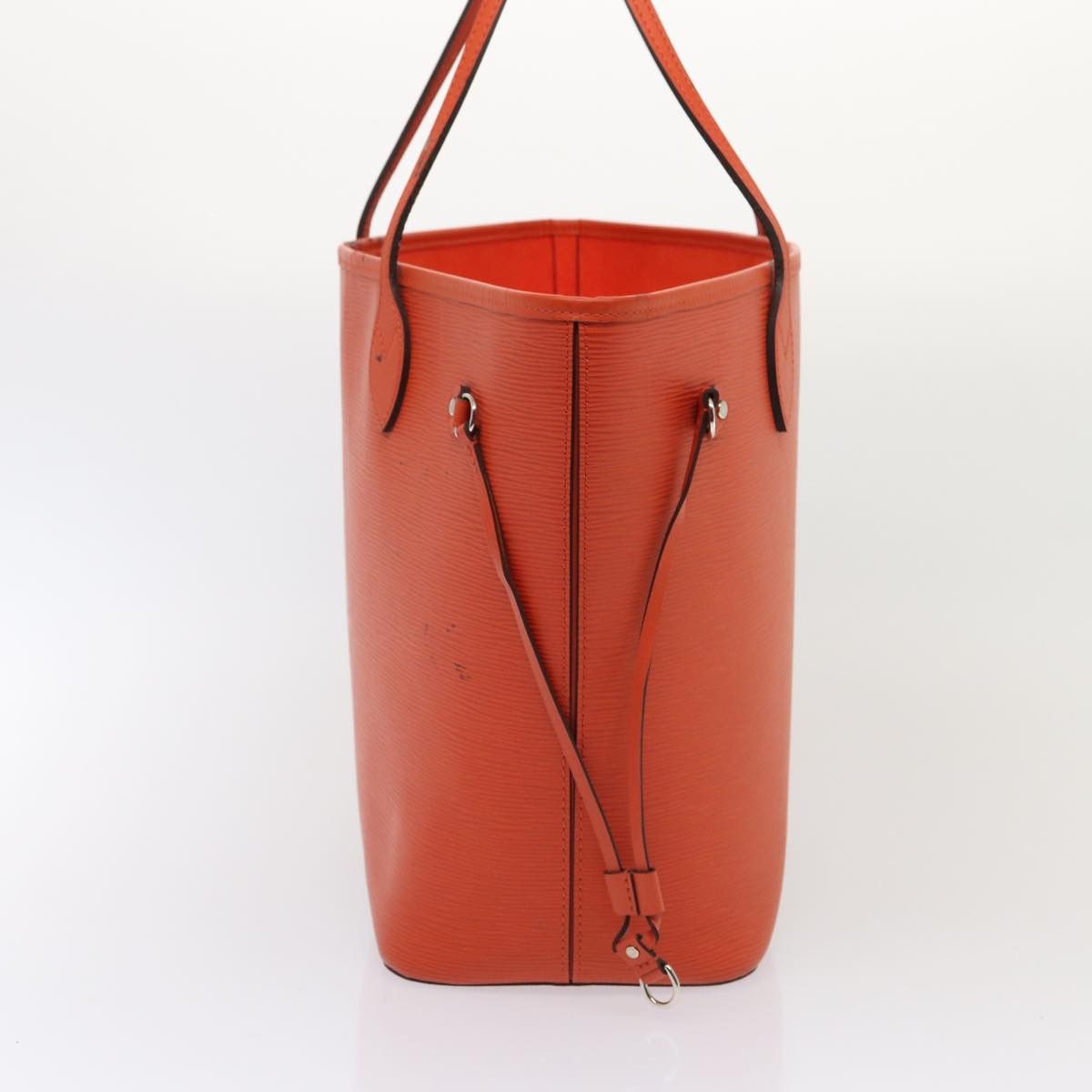 Louis Vuitton Neverfull Orange Leather Tote Bag (Pre-Owned) Size ONE SIZE - 11 Thumbnail