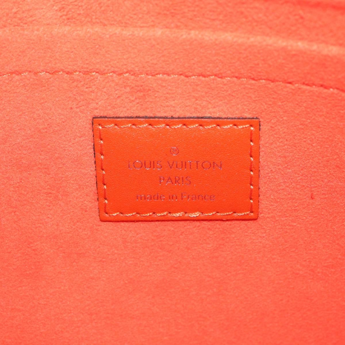 Louis Vuitton Neverfull Orange Leather Tote Bag (Pre-Owned) Size ONE SIZE - 8 Thumbnail