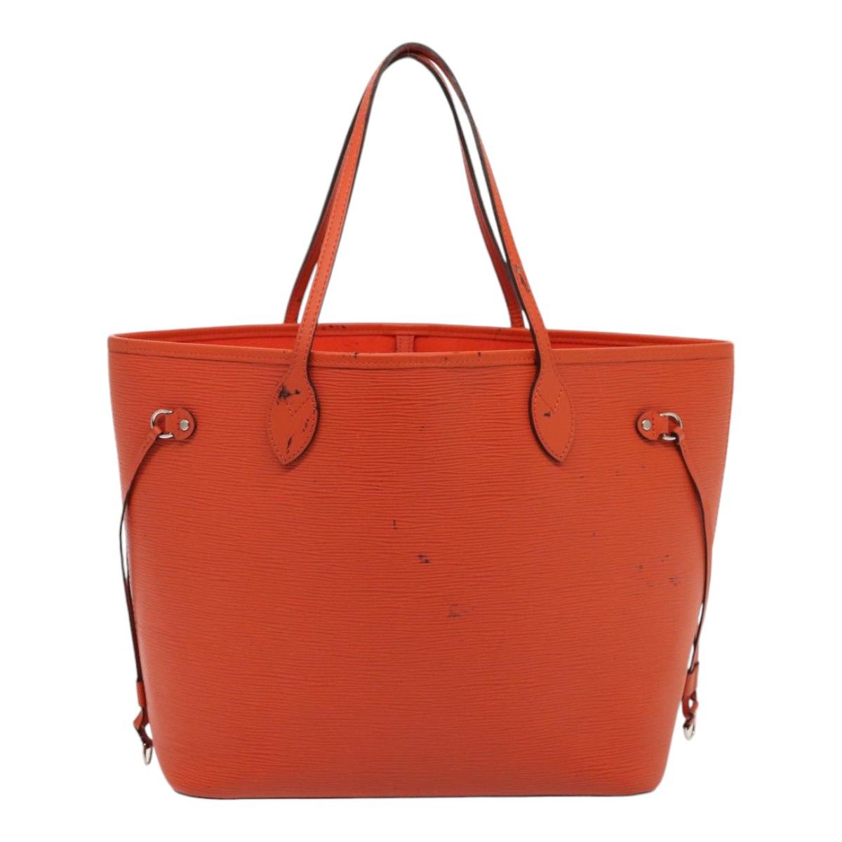 Louis Vuitton Neverfull Orange Leather Tote Bag (Pre-Owned) Size ONE SIZE - 2 Thumbnail