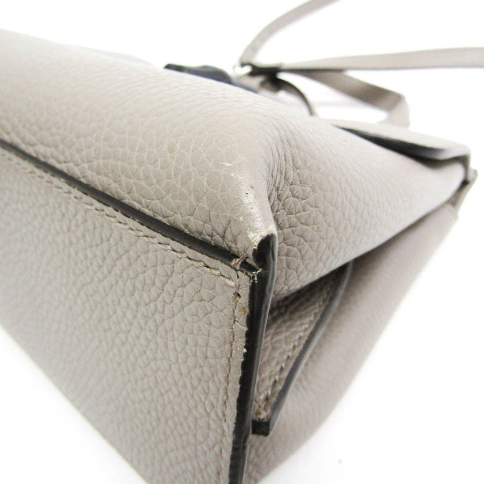 Gucci Bamboo Daily Grey Calfskin Handbag (Pre-Owned) Size ONE SIZE - 6 Thumbnail