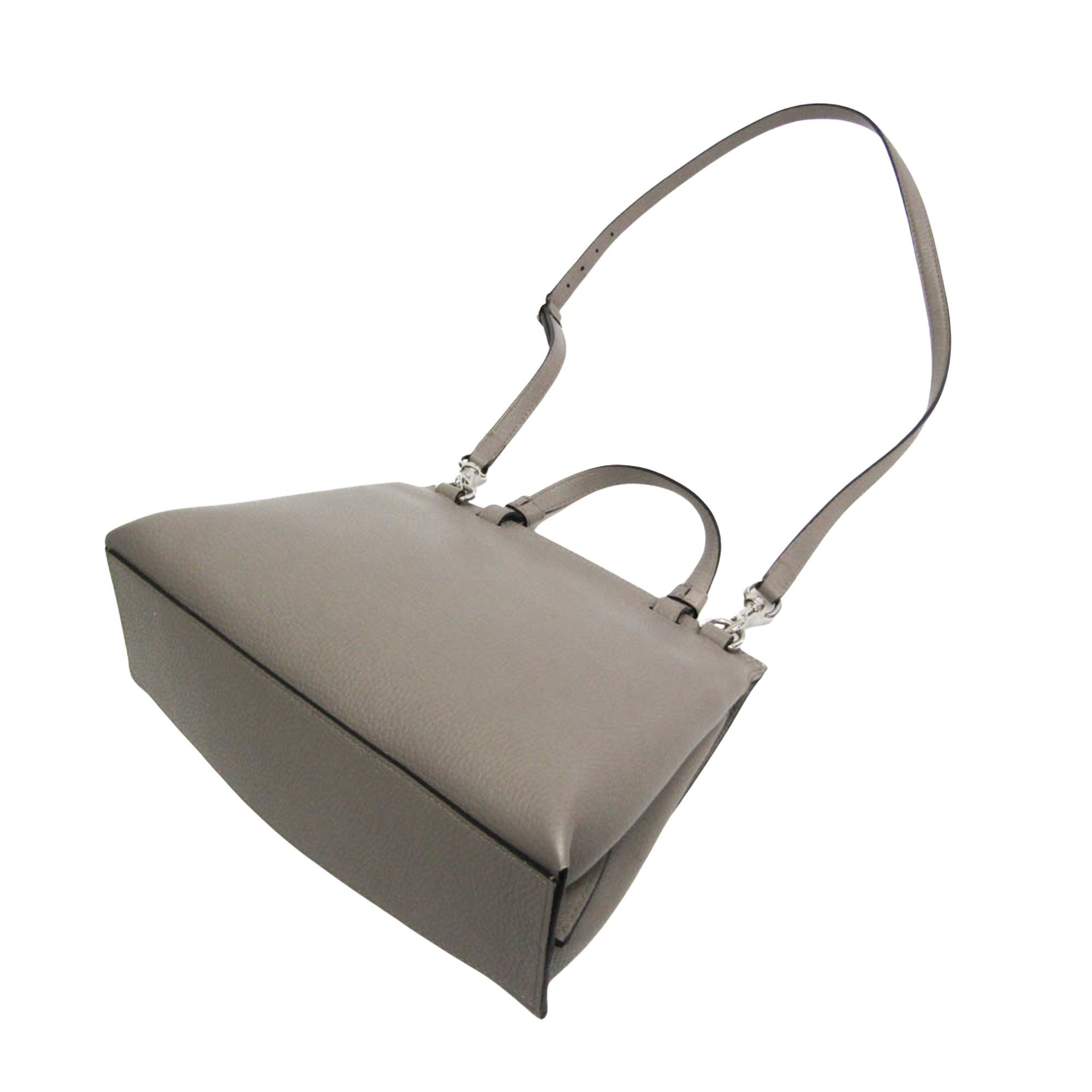Gucci Bamboo Daily Grey Calfskin Handbag (Pre-Owned) Size ONE SIZE - 2 Thumbnail