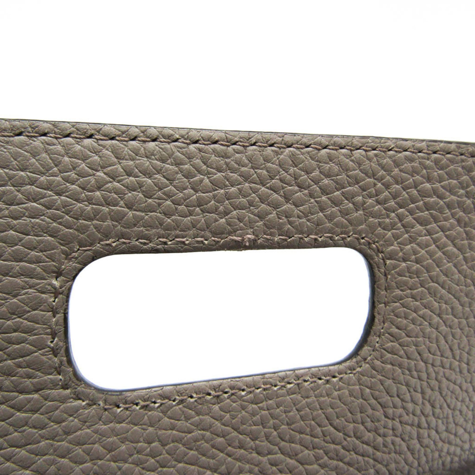 Gucci Bamboo Daily Grey Calfskin Handbag (Pre-Owned) Size ONE SIZE - 12 Thumbnail