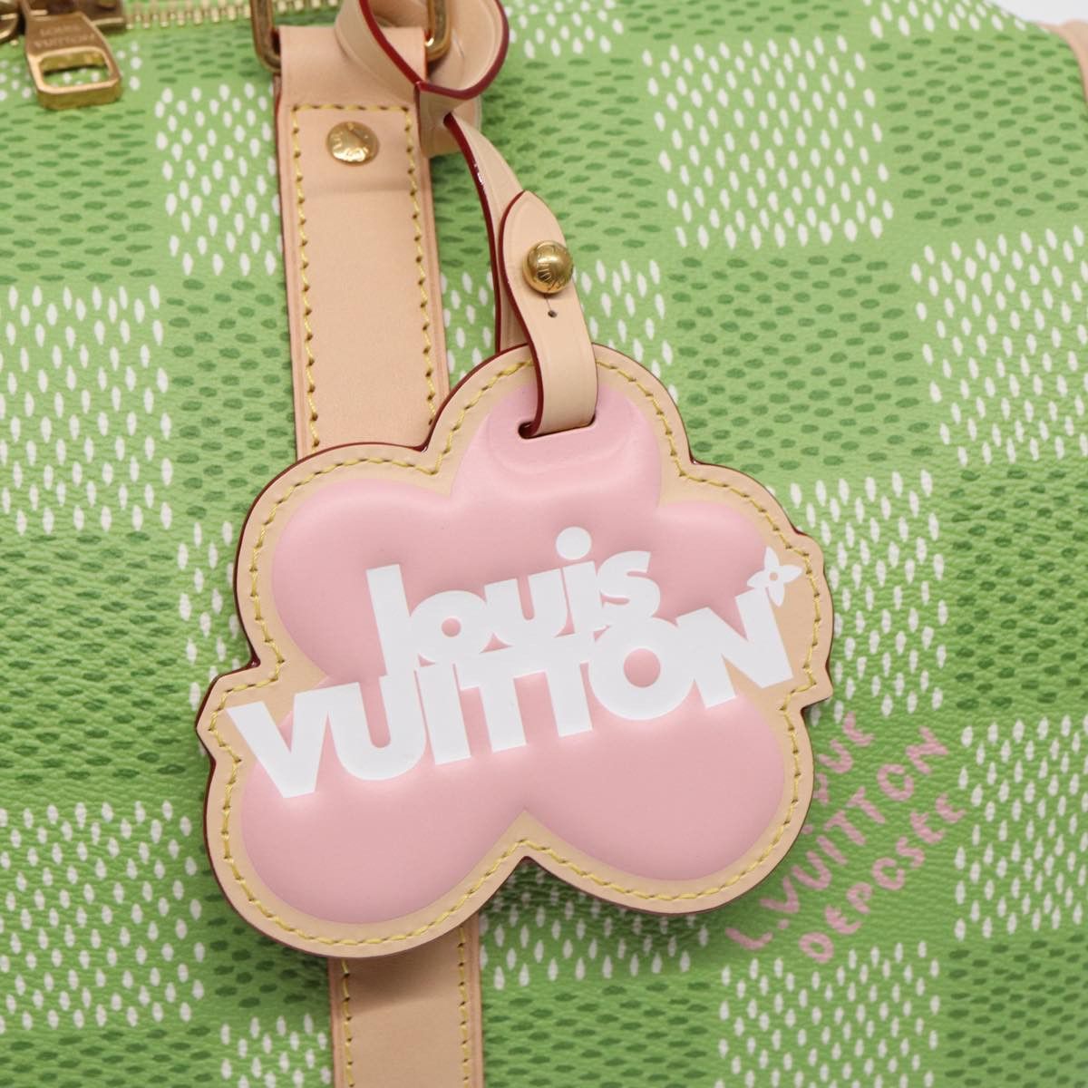 Louis Vuitton Speedy Bandoulière 35 Green Canvas Handbag (Pre-Owned) Size ONE SIZE - 8 Thumbnail