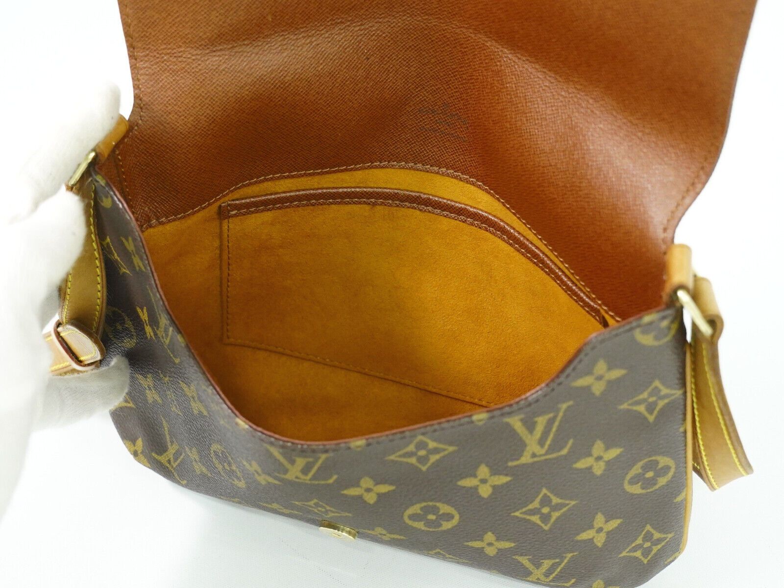 Louis Vuitton Musette Tango Brown Canvas Shoulder Bag (Pre-Owned) Size ONE SIZE - 5 Thumbnail