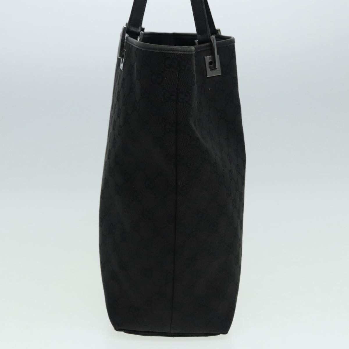 Gucci Gg Canvas Black Canvas Tote Bag (Pre-Owned) Size ONE SIZE - 11 Thumbnail