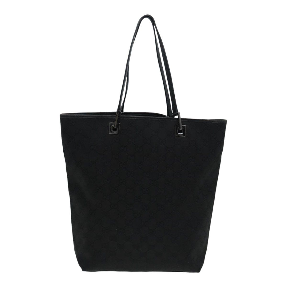 Gucci Gg Canvas Black Canvas Tote Bag (Pre-Owned) Size ONE SIZE - 2 Thumbnail
