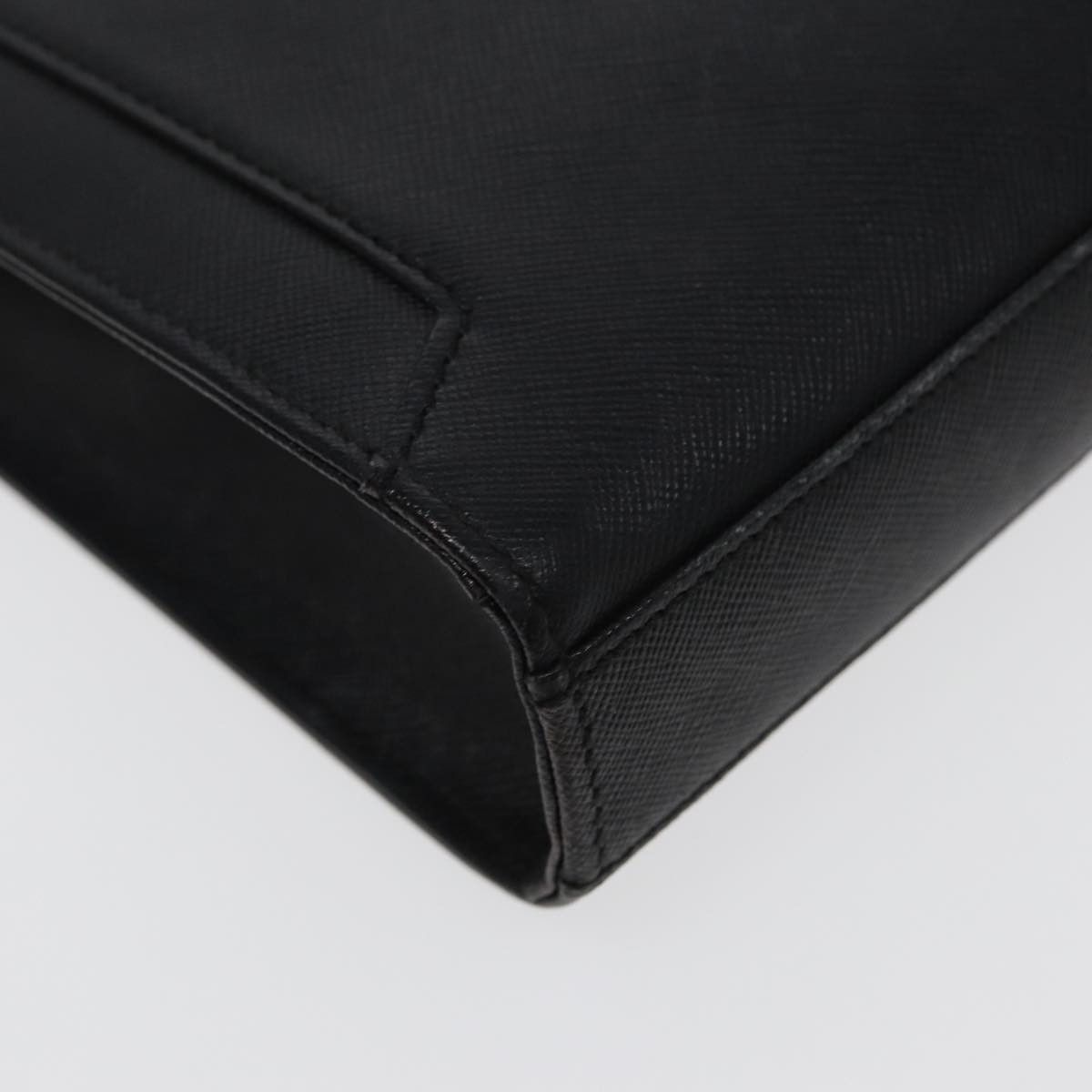 Burberry Black Leather Clutch Bag (Pre-Owned) Size ONE SIZE - 10 Thumbnail
