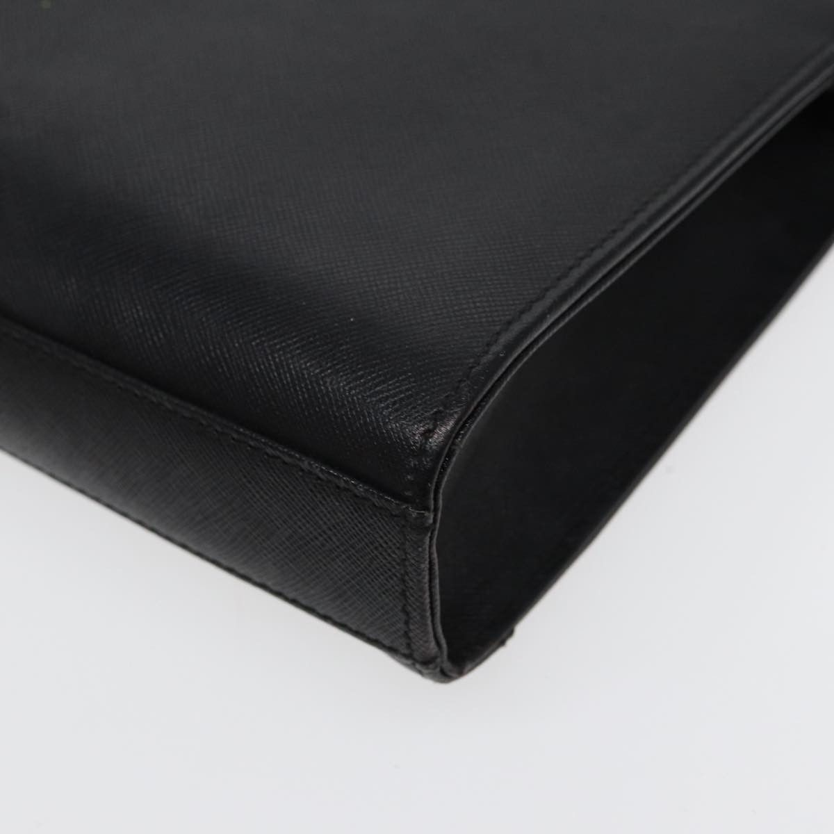 Burberry Black Leather Clutch Bag (Pre-Owned) Size ONE SIZE - 12 Thumbnail