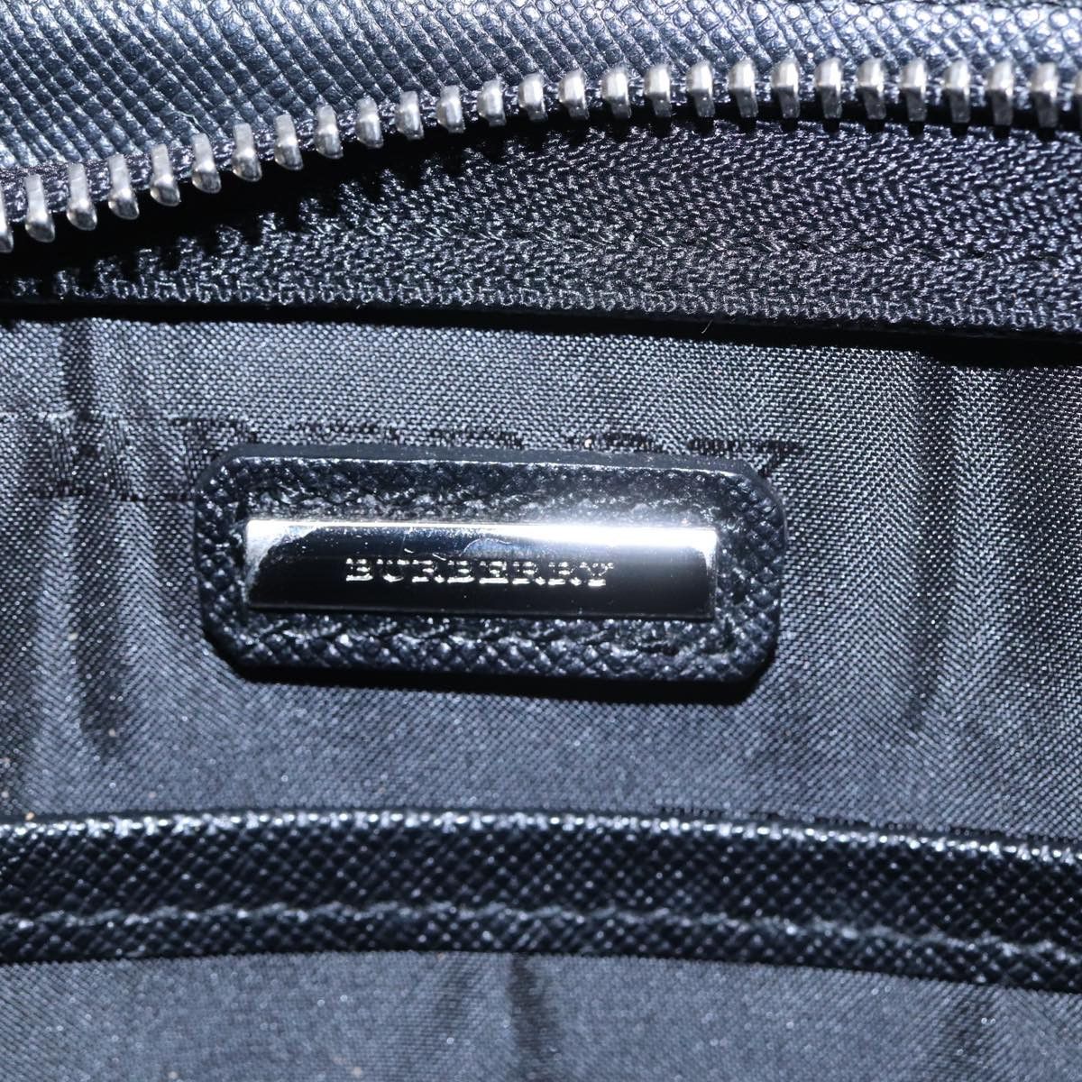 Burberry Black Leather Clutch Bag (Pre-Owned) Size ONE SIZE - 6 Thumbnail