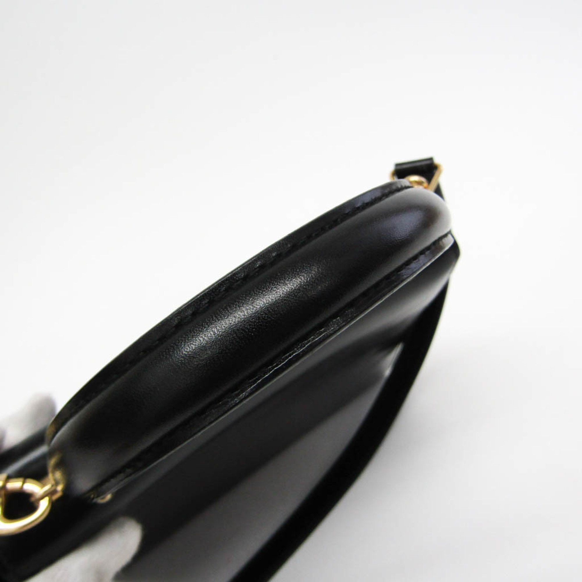 Gucci Old Black Leather Handbag (Pre-Owned) Size ONE SIZE - 8 Thumbnail