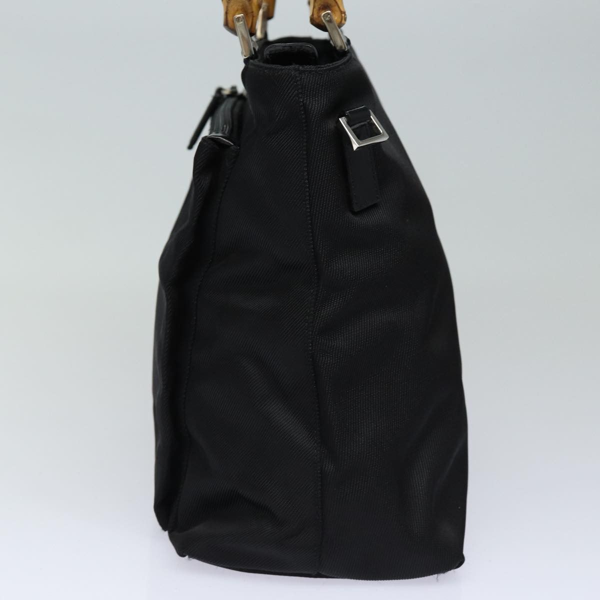 Gucci Bamboo Black Synthetic Handbag (Pre-Owned) Size ONE SIZE - 11 Thumbnail
