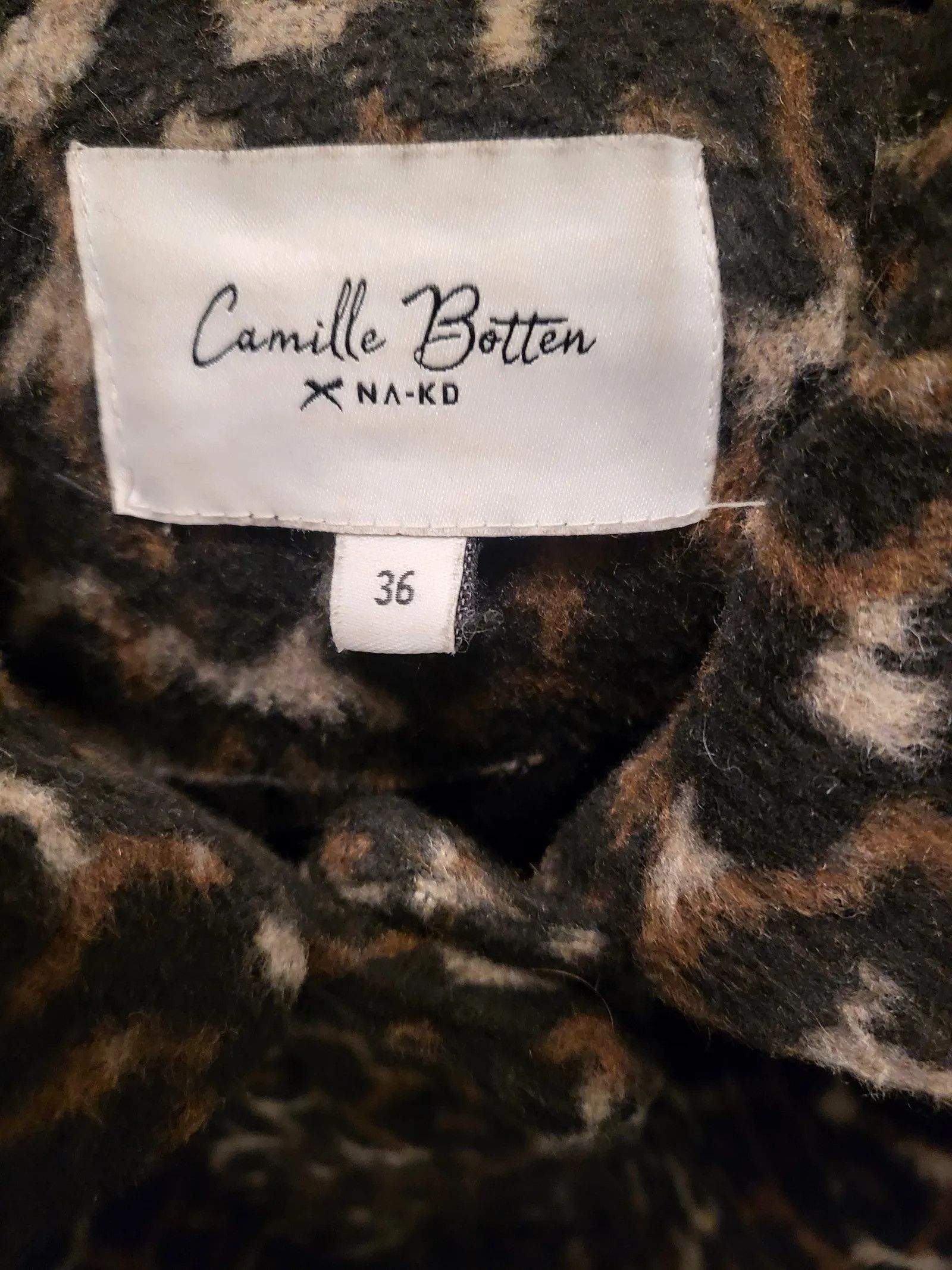 Other Camille Botten X NA-KD Leopard Maxi Coat Coat Size XS / US 0-2 / IT 36-38 - 2 Thumbnail