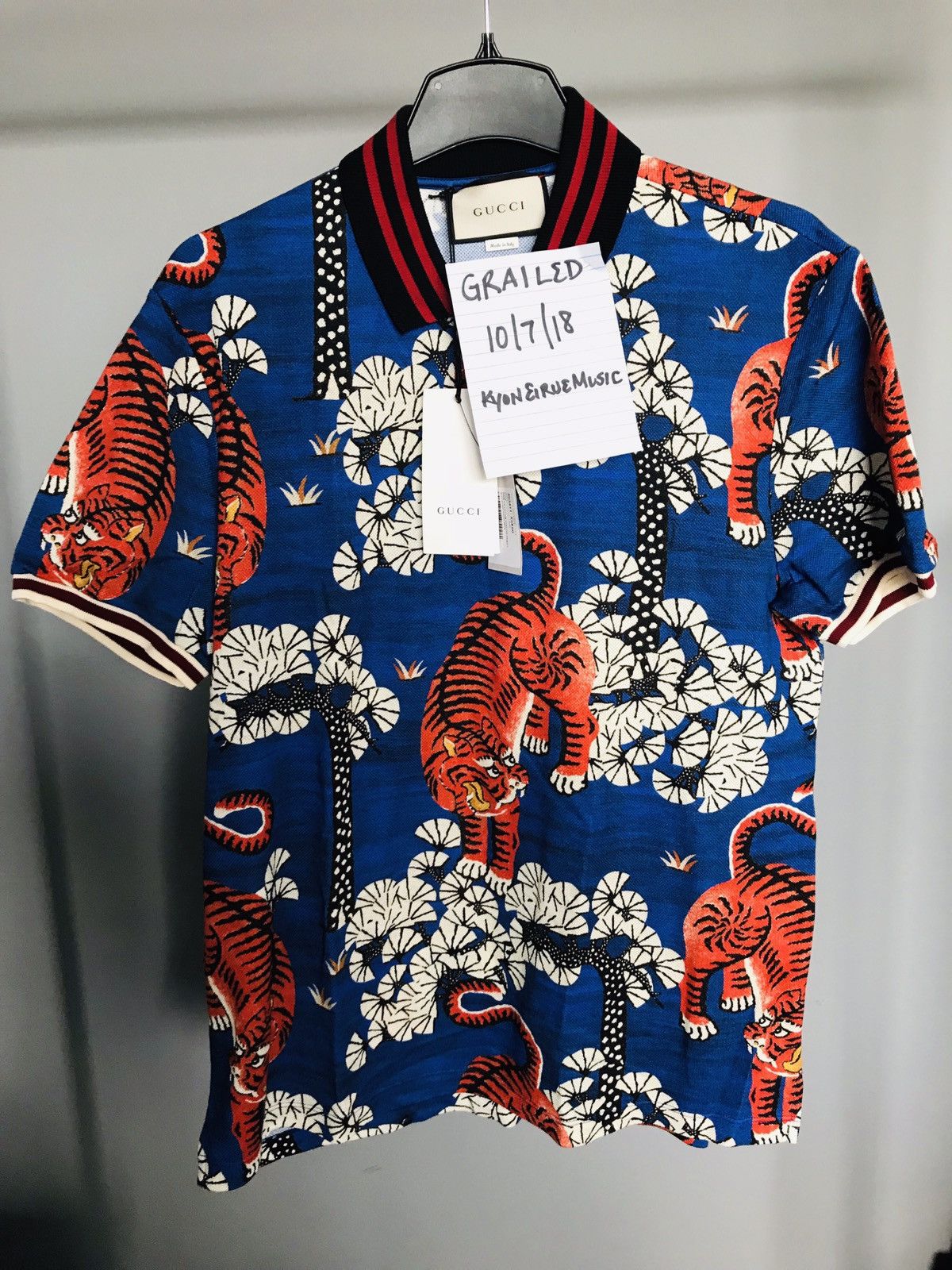 Gucci Gucci Bengal Tiger Polo Grailed