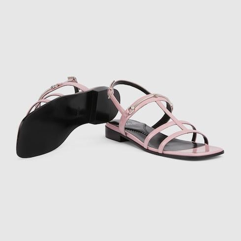 Gucci Gucci Slim Horsebit Flat Sandals SIZE 39 Size ONE SIZE - 3 Thumbnail