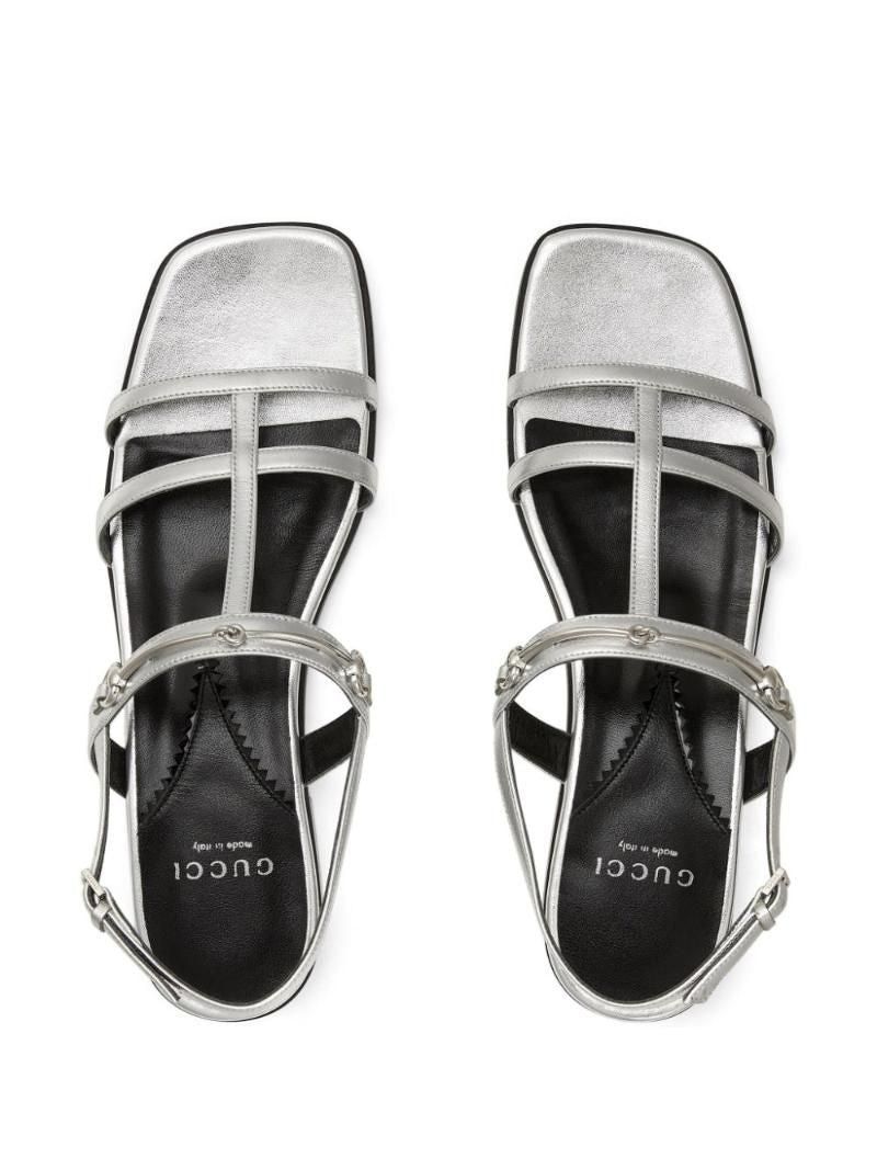Gucci Gucci Slim Horsebit Flat Sandals SIZE 36 Size ONE SIZE - 2 Thumbnail