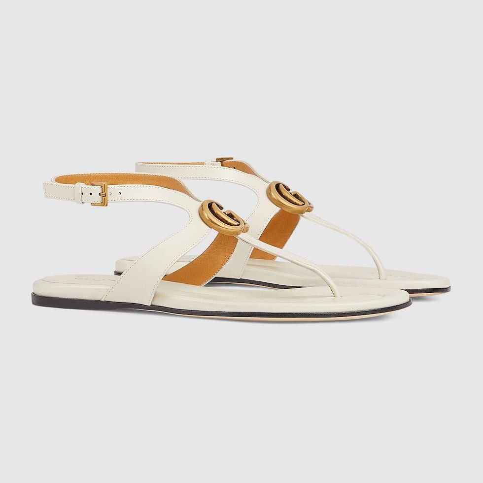 Gucci Gucci Doube G Thong Sandals SIZE 36 Size ONE SIZE - 2 Thumbnail